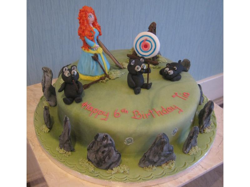 Brave  - themed cake for Tia's 6th birthday, living in Rochdale