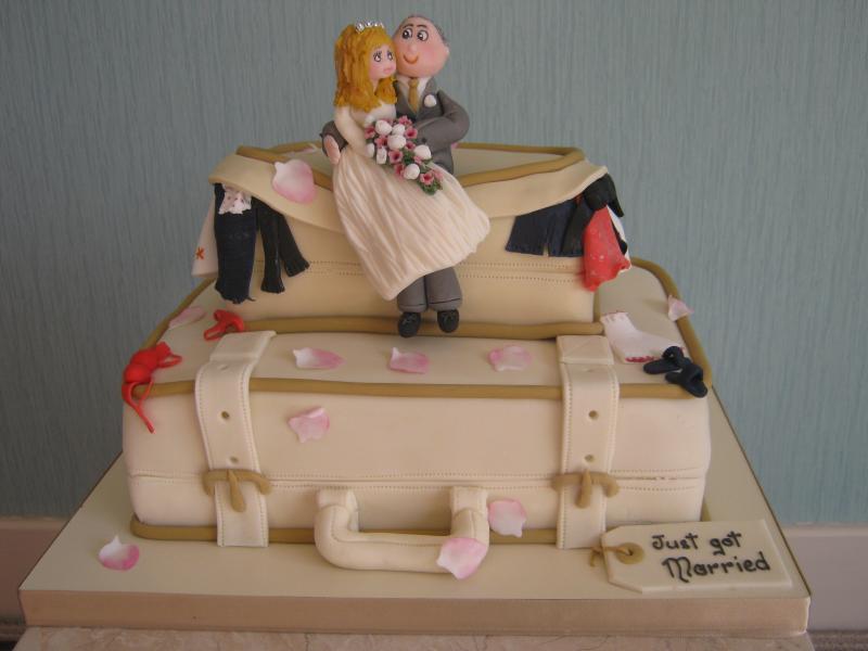 Luggage - Wedding Cake with a difference for David and Sharon - Libertys Hotel, Blackpool