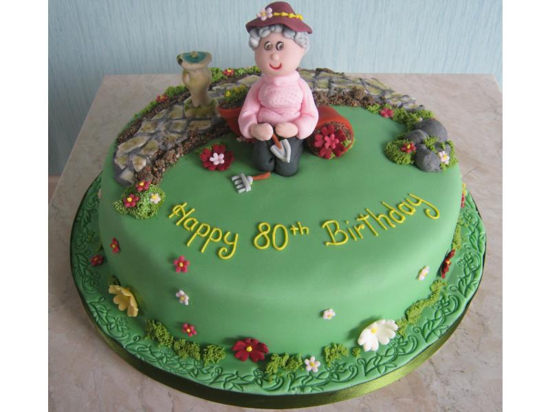 Gardening Grandma for a green fingered 80 year old in St Annes from vanilla sponge