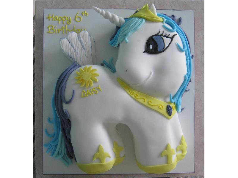 My Little Pony Princess Celeste in chocolate sponge for Daisy in Thornton-Cleveleys