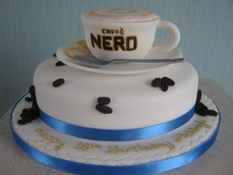 Frappe from Caffe Nero for Ashleigh's 18th in St Annes, made in chocolate sponge