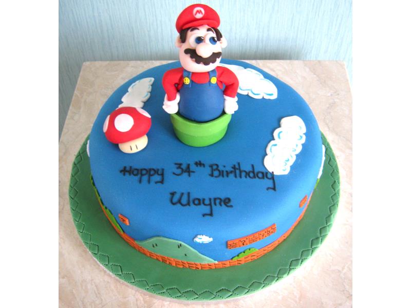 Super Mario in Madeira for Wayne in Blackpool on his 34th birthday