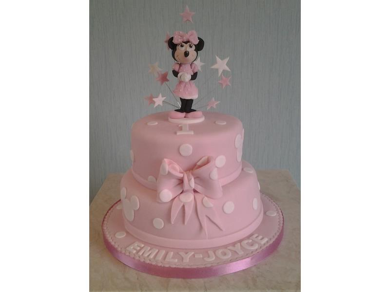 Minnie Mouse 2 tier chocolate sponge cake in Thornton