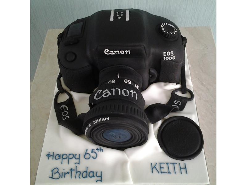 Camera - Canon camera made from Madeira sponge for Mark in Burnley