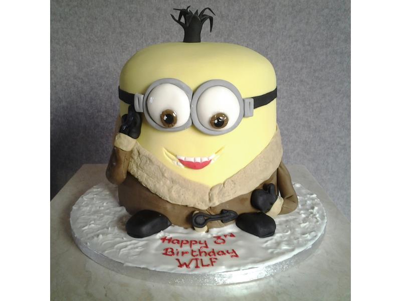 Kevin Minion in vanilla sponge for Wilf Over Wyre