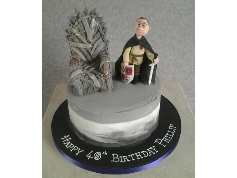 Game of Thrones 40th birthday cake