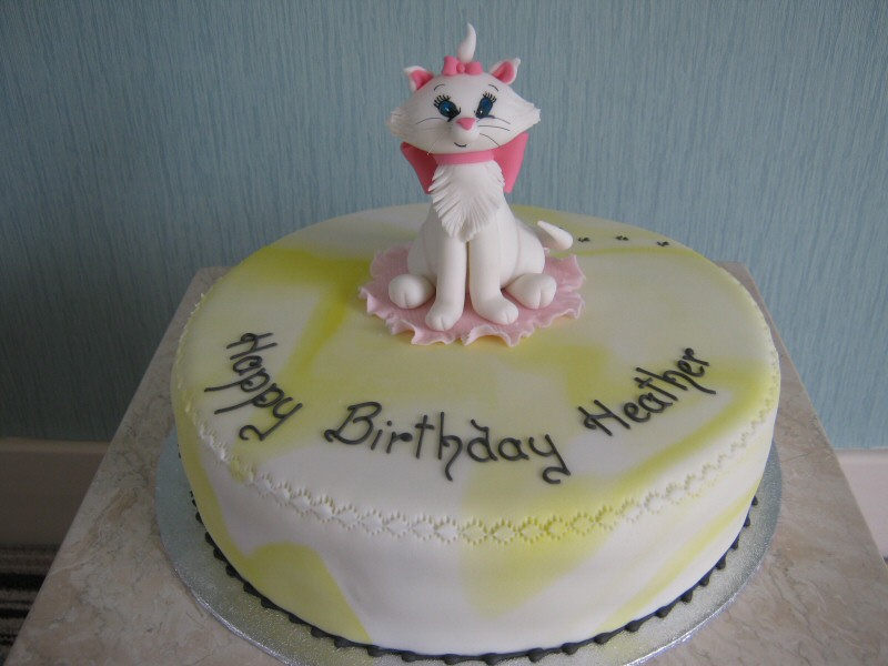 Heather - Aristocat birthday cake for Heather of St Annes