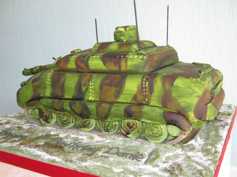 Tank - 3D tank for Daniel's 9th birthday in Blackpool