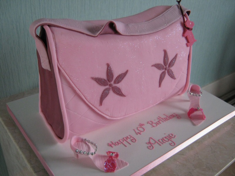 Angie - Radley handbag shaped cake for Angie's 40th birthday