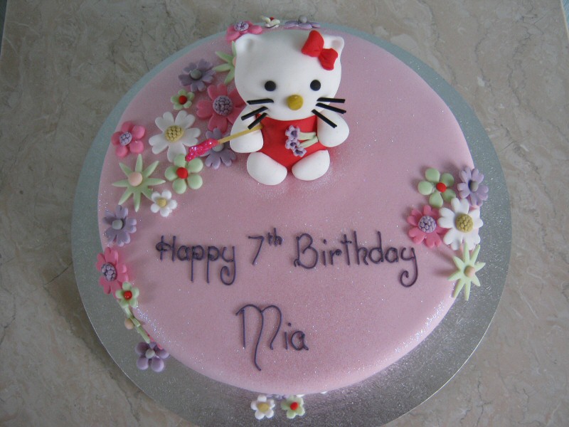 Hello Kitty - Cake for Mia of Cleveleys 7th birthday