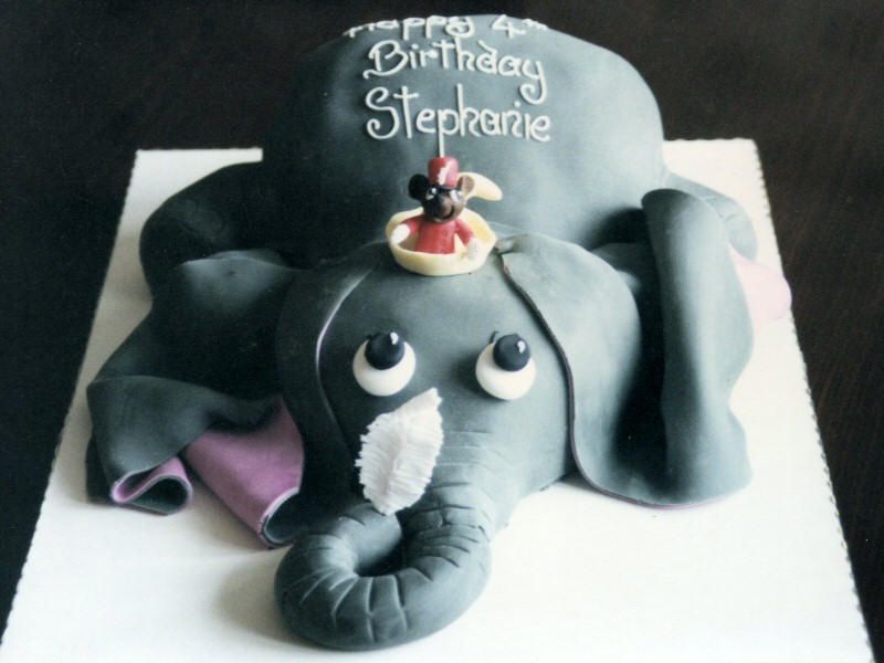Stephanie - Disney Dumbo cake for Stephanie's 4th birthday, Fleetwood