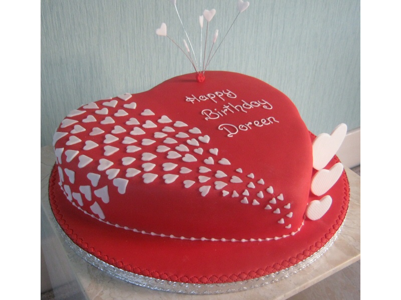 Heart shaped cake gallery